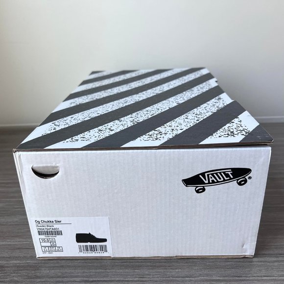 Vans Vault OG Chukka Sierra LX Black Suede Skate Shoes Men's - Picture 10 of 12